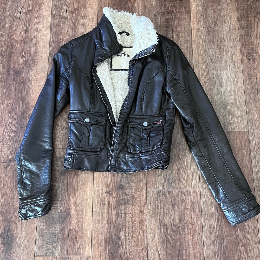 Hollister Dark Brown Jr Jacket